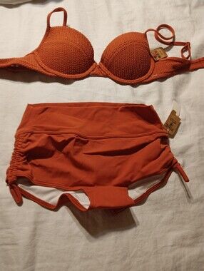 Victoria's Secret PINK Burnt Orange Bikini Top